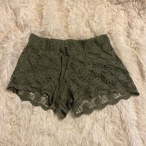 Lace tie shorts